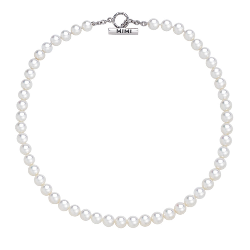 Колье Mimi Classic из серебра с жемчугом
