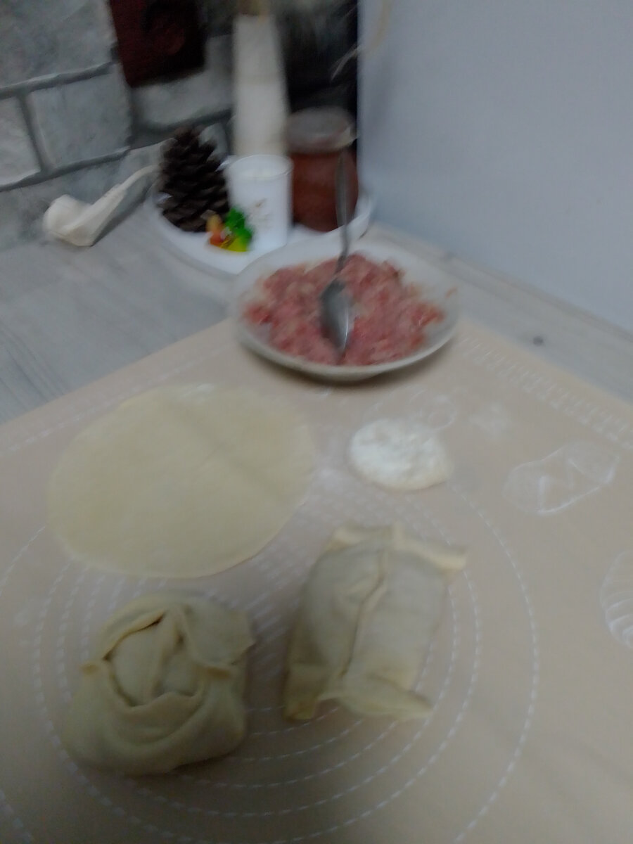вот так выглядят готовые манты
