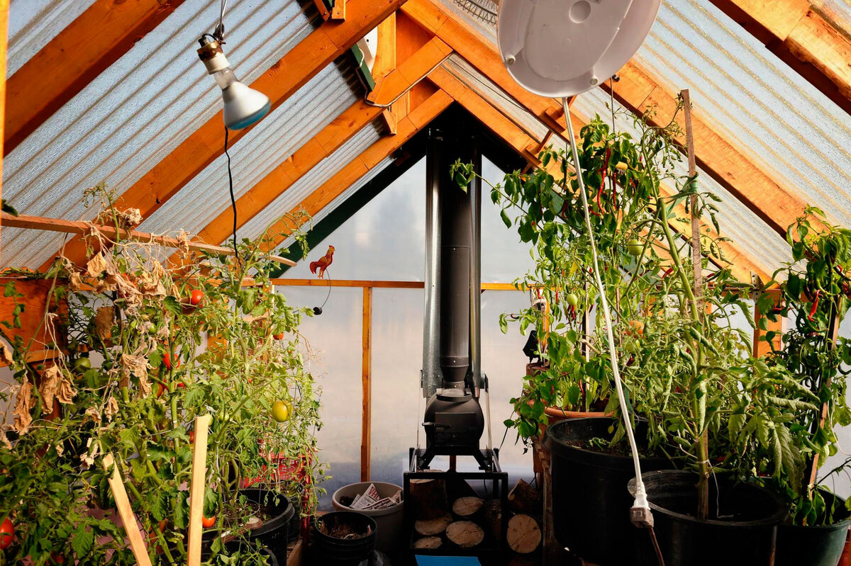 Теплица домиком