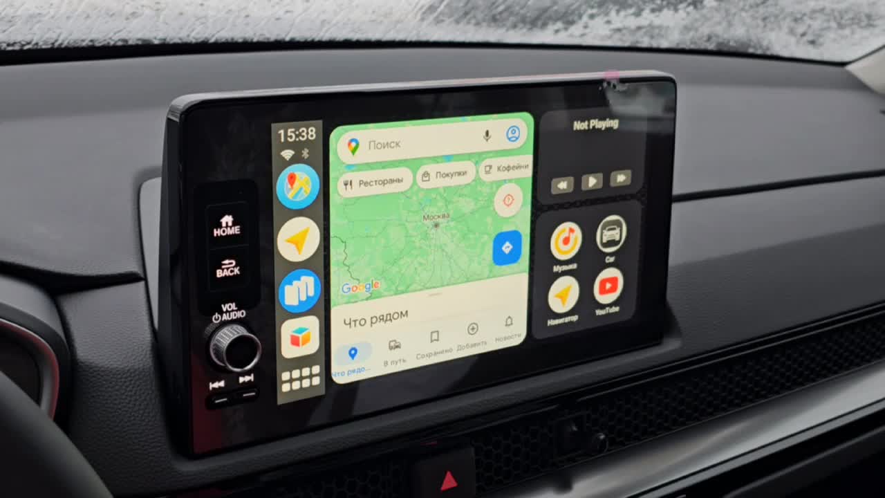 Навигация в Honda CRV 2023 из Китая с Baidu CarLife адаптер Carplay в  магнитоле, русификация, Яндекс Навигатор, мультимедиа