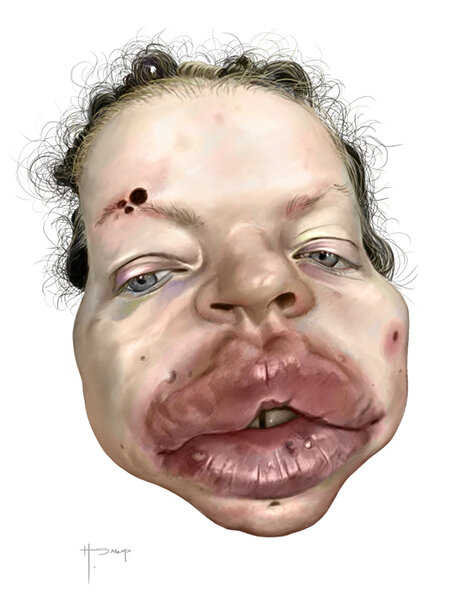 Наверное, так должна выглядеть красивая женщина... #пушба, #ангела толстова, #багиня, #красивая женщина, #шарж,