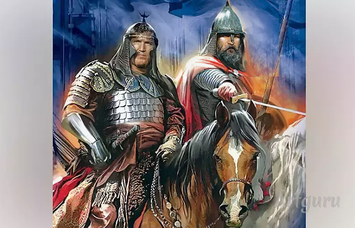 Посмотрите на лицо всадника слева. Так себе представляет Карлсона в составе Орды компьютер. 