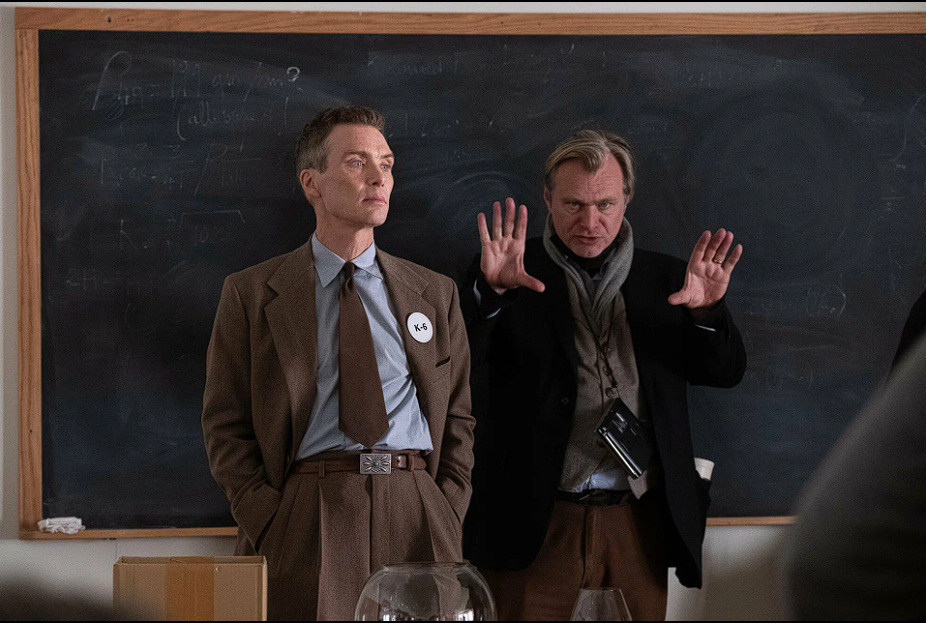 Кадр со съемок фильма «Оппенгеймер», 2023, США, Великобритания | kinopoisk.ru
