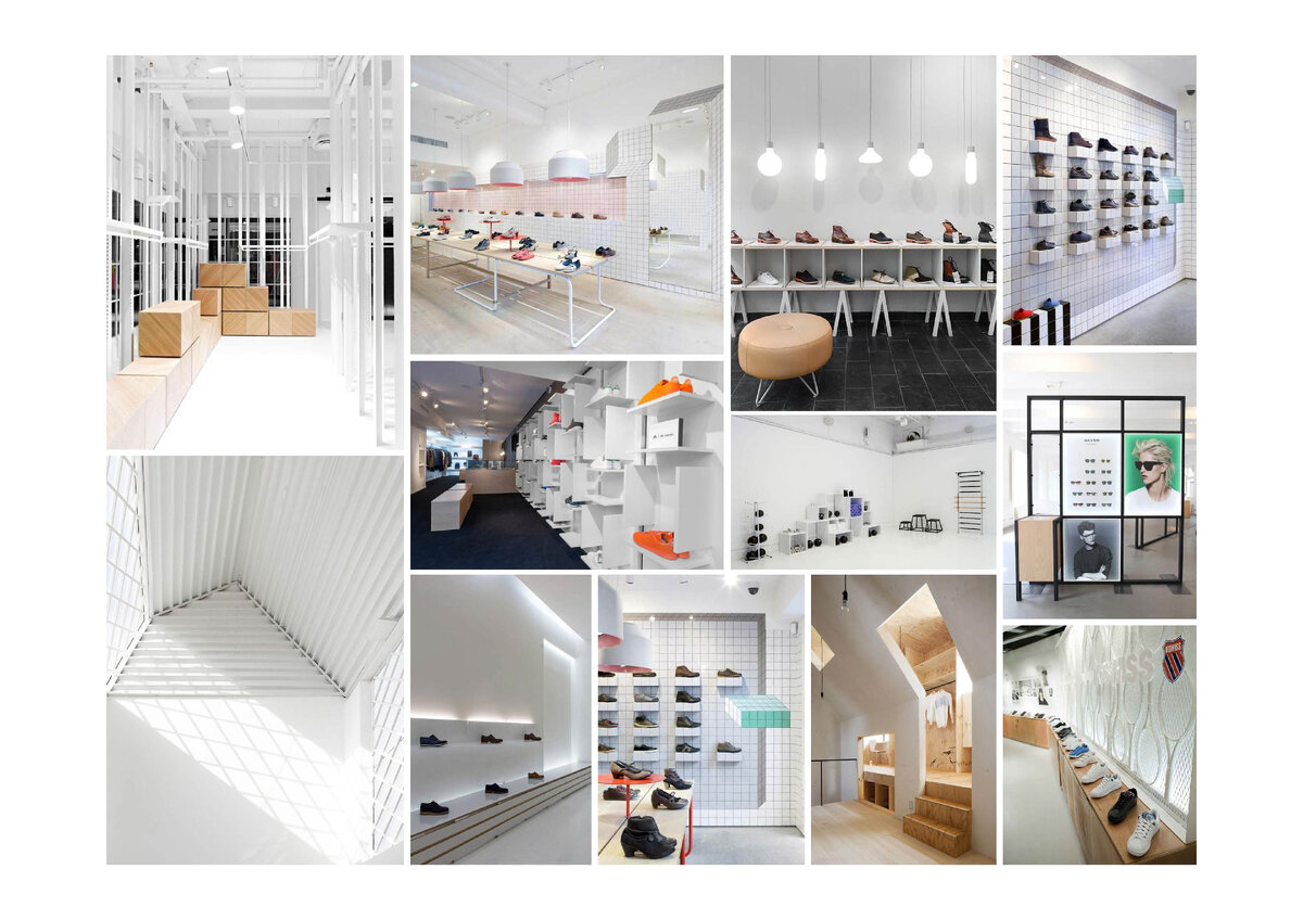 Moodboards for Retail Design, Dorottya Kocsis 