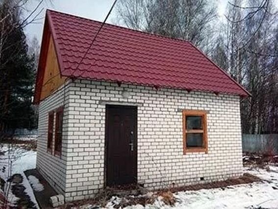 Дачный домик из кирпича (69 фото)