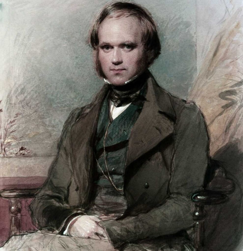 Портрет молодого Дарвина работы Дж. Ричмонда