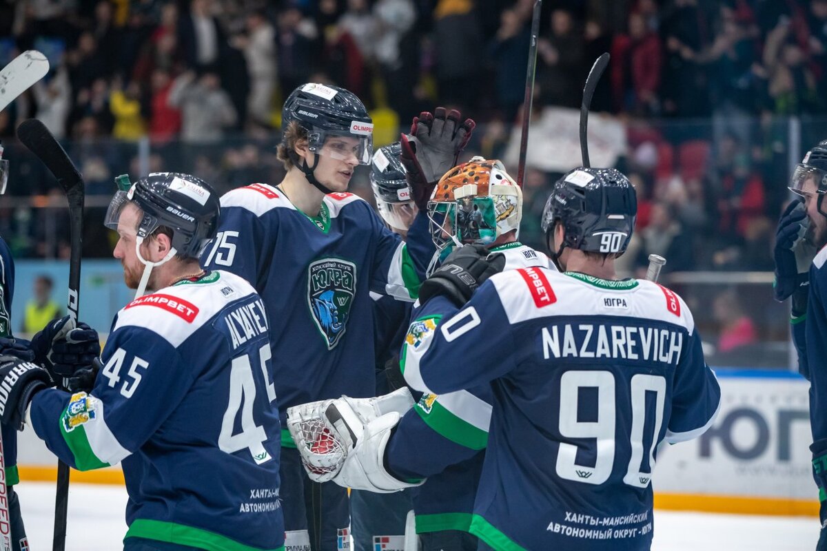    «Югра» забросила шесть шайб в ворота питерского «Динамо»