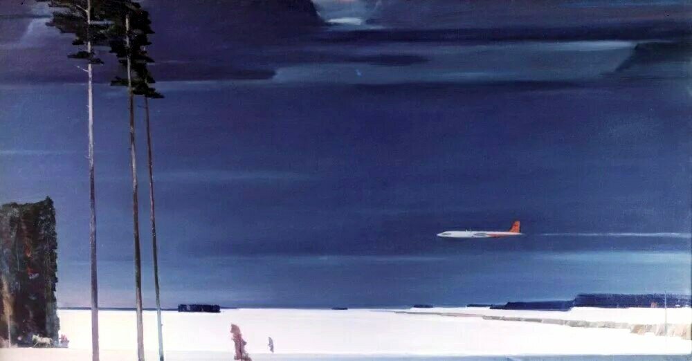 Нисский. Над снегами. 1960.