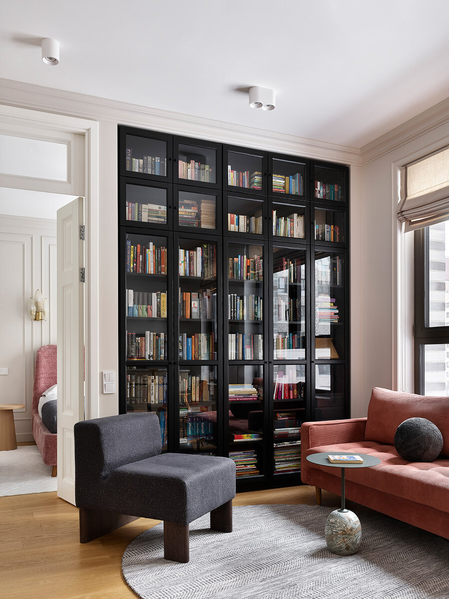 Встроенная библиотека из модулей IKEA.