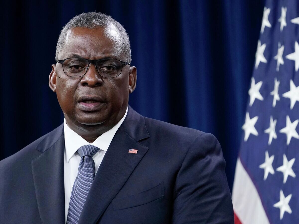    Министр обороны США Ллойд Остин проводит брифинг в Пентагоне© AP Photo / Susan Walsh