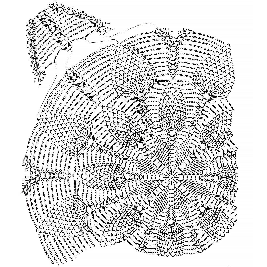 из японского журнала 編んでみようシリーズ