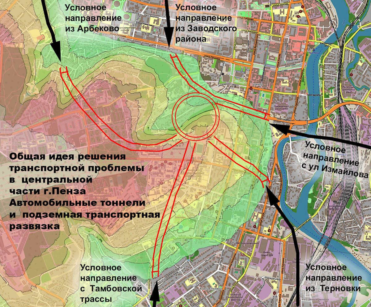 Глава 57 Комплексное решение проблемы пробок ул Измайлова в Пензе. Куда  будут направлены транспортные потоки с ГПЗ | Генеральный план Пензы для  Пензы | Дзен