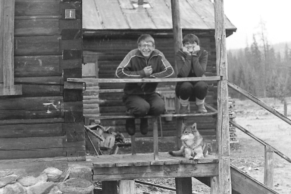 Вячеслав и Мирослава Сахневич. Кордон Язула. 80-е. Фото - Степан Денисов