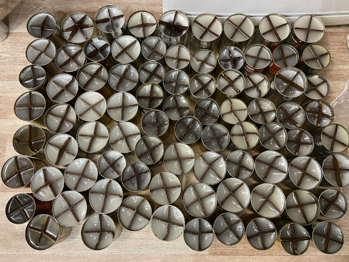 Бандажные (окопные) свечи. Фото из личного архива автора (С), 2024 год