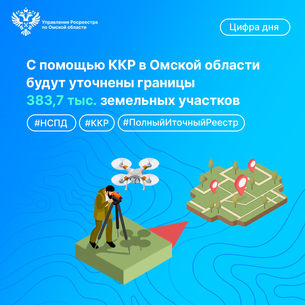 Проводимые в Омской области комплексные кадастровые работы призваны  уточнить границы 383,7 тыс. земельных участков | Росреестр Омской области |  Дзен