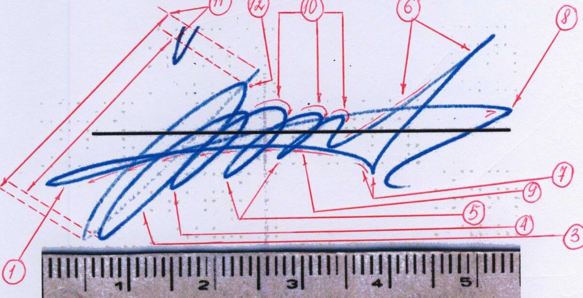 Графологическая экспертиза. Анализ почерка 