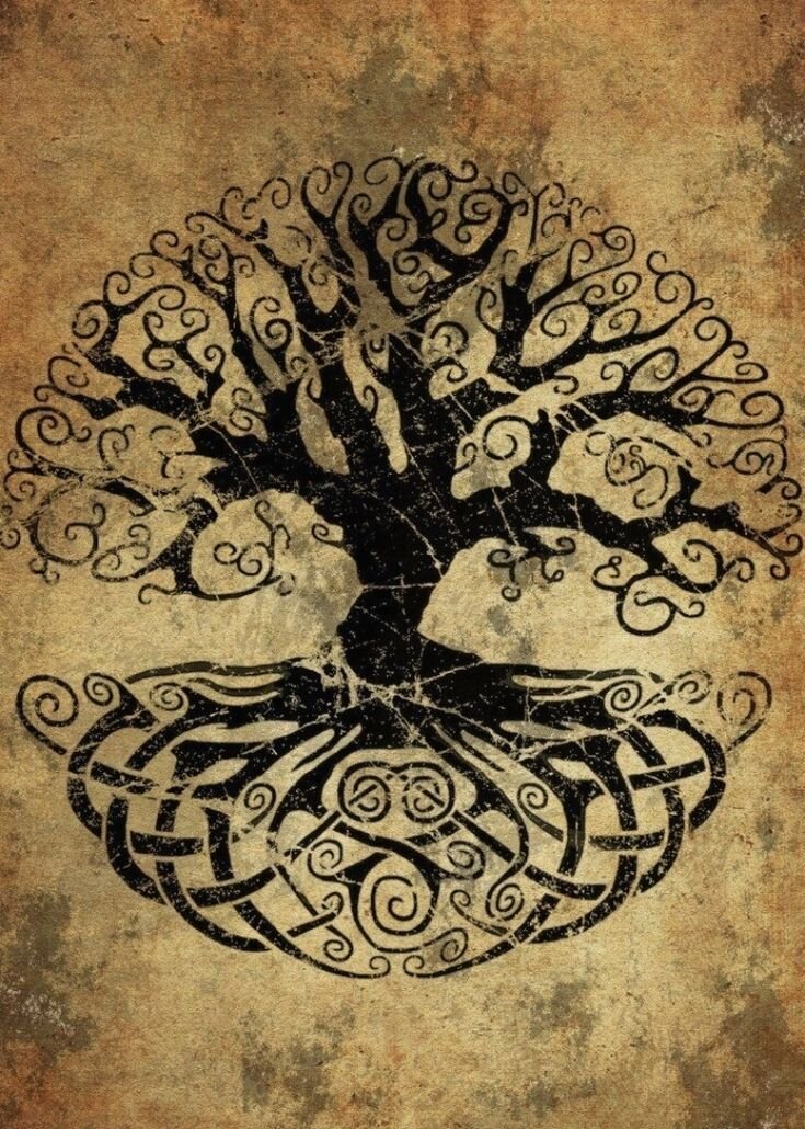 Иггдрасиль в стиле Толкиена