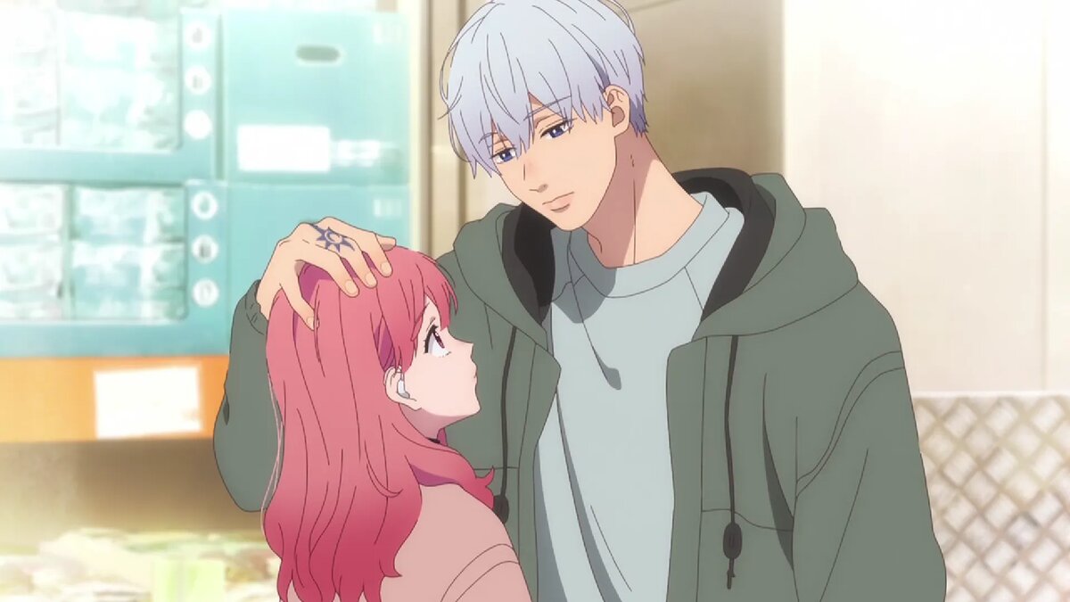 Кадр из аниме «Любовь с кончиков пальцев»   📷