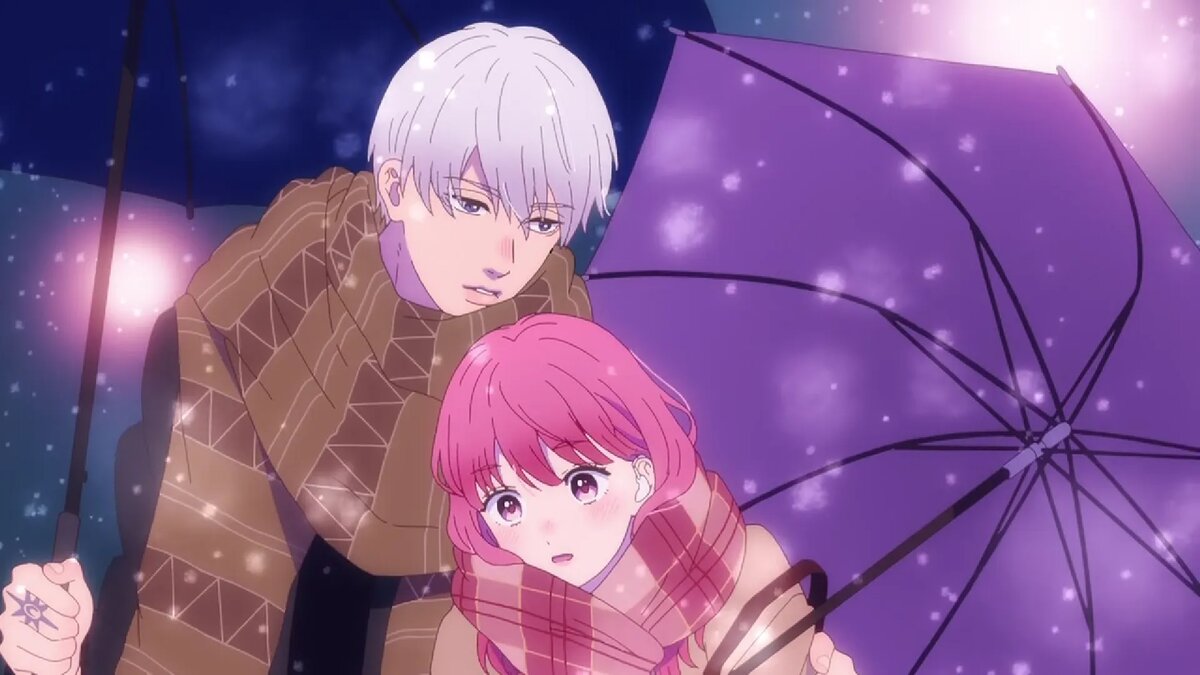 Кадр из аниме «Любовь с кончиков пальцев»   📷