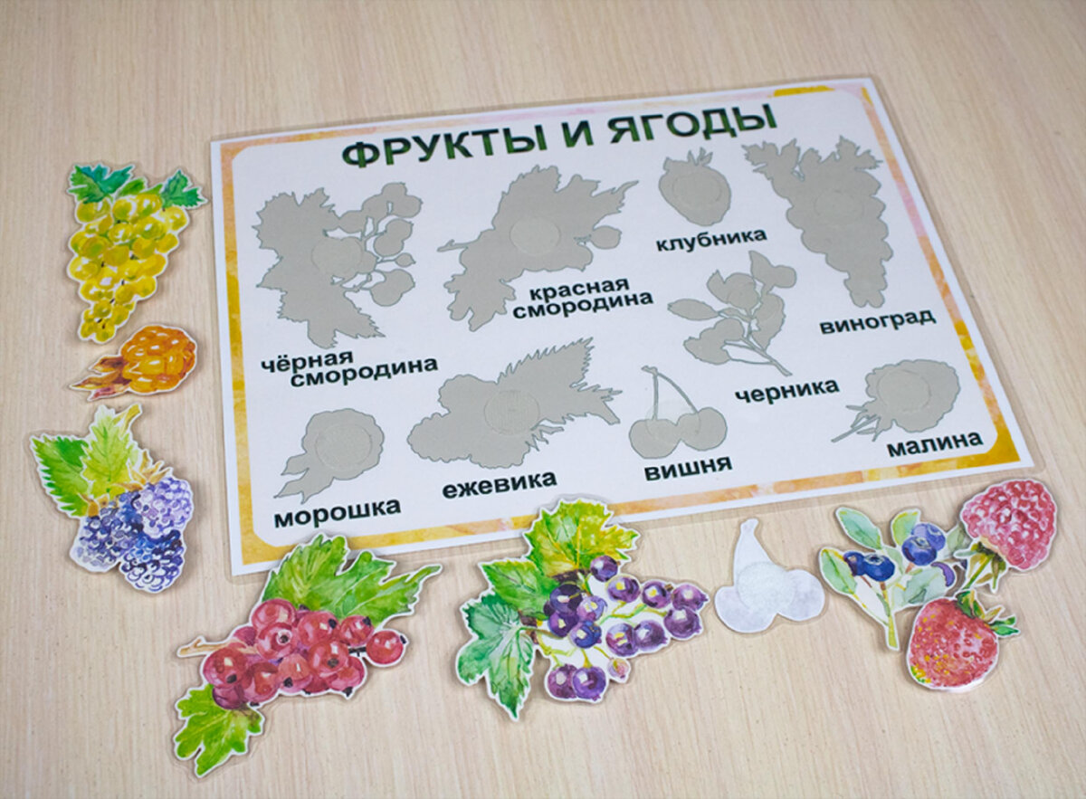 "Фрукты и ягоды" одноцветные тени