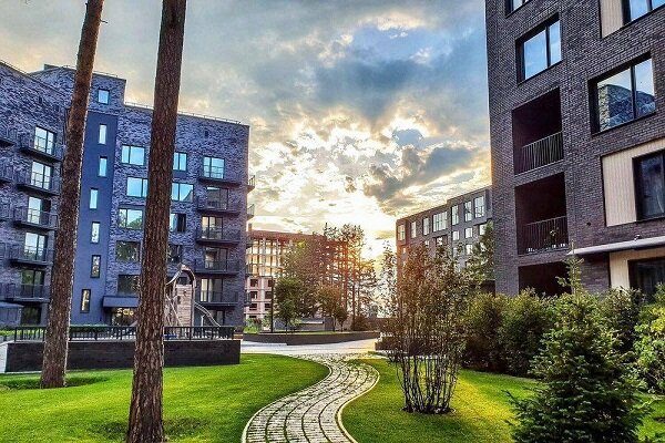 Территория ЖК "Флора и Фауна". Фото взято из источника.