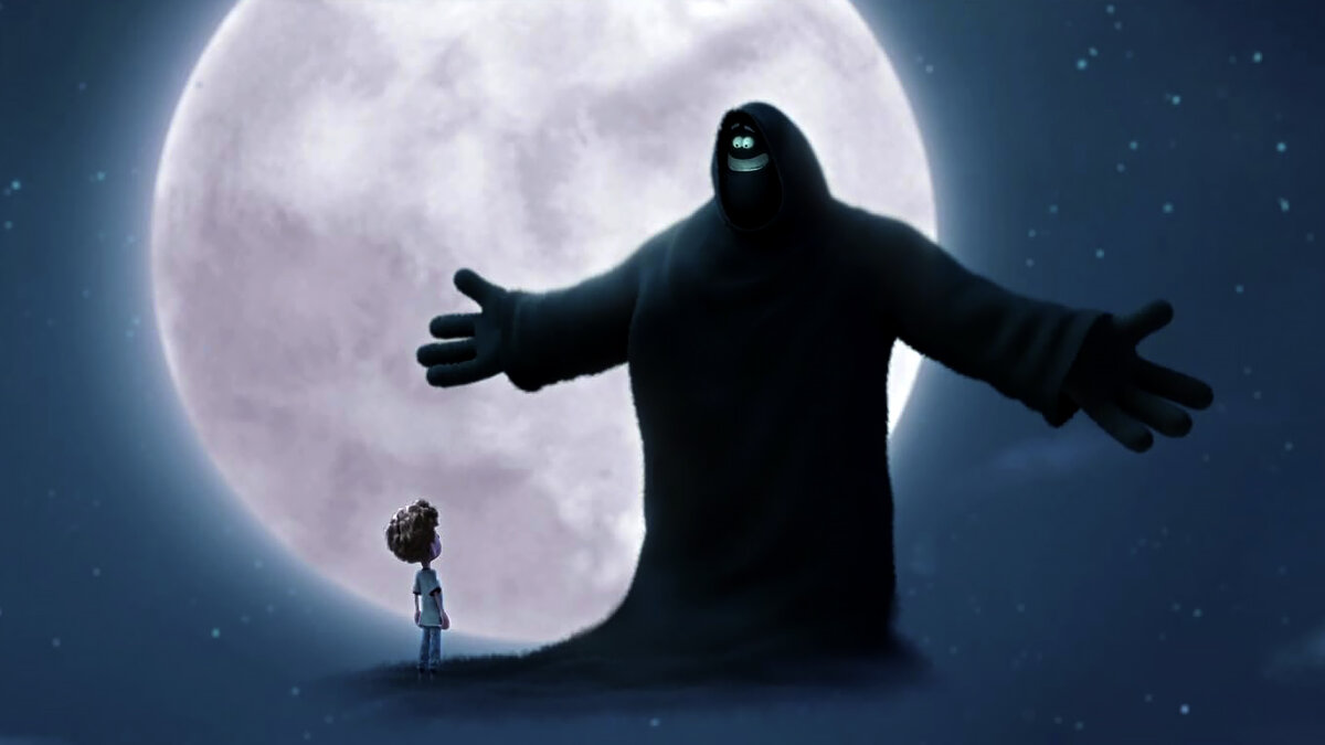 Кадр из мультфильма "Орион и Тьма"