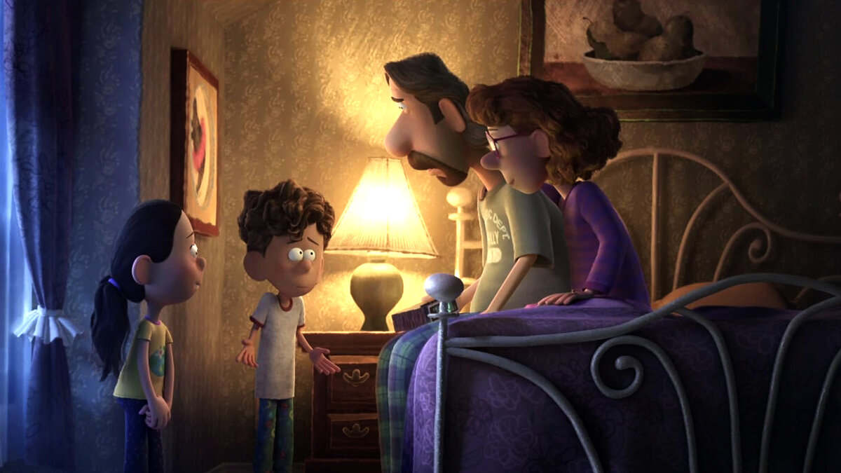 Кадр из мультфильма "Орион и Тьма"