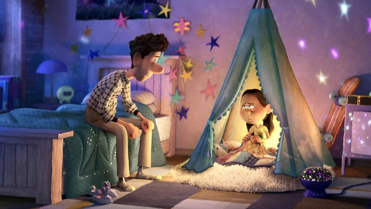 Кадр из мультфильма "Орион и Тьма"