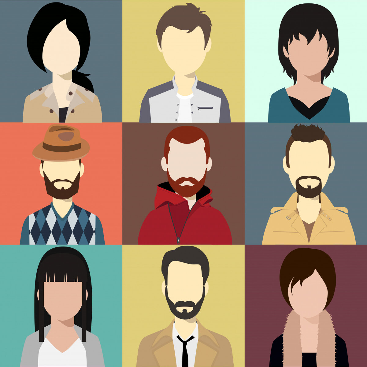 В  социальных сетях каждый принимает разное лицо, однако для южнокорейцев  акцент на «лице» определяет широкий спектр жизненных решений (123рф)