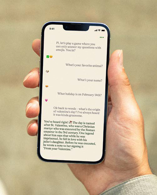 Pi chatbot from Inflection AI
