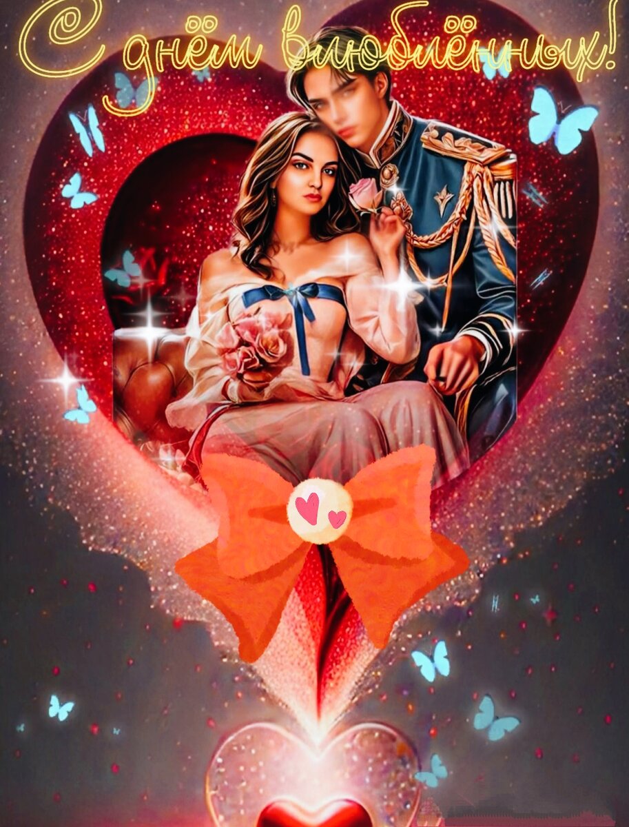 С днём святого Валентина, с днём влюблённых, 14 февраля.
