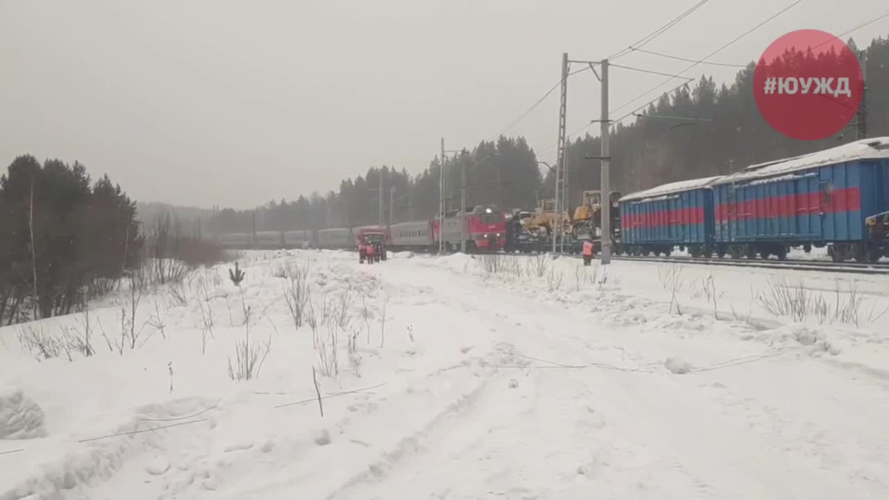 Южноуральские железнодорожники восстановили движение на станции Бердяуш