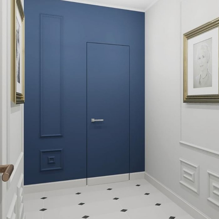 Скрытые двери в ванной комнате.