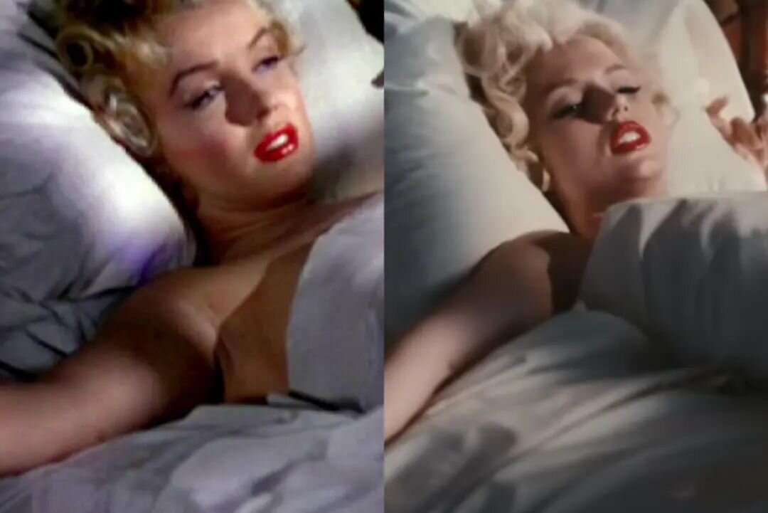 ⠀
2. Всего для Аны де Армас было изготовлено пять париков на заказ. Именно Роб Пикенс, знаменитый мастер по изготовлению париков из Лос-Анджелеса, который, в частности, работал над популярным сериалом Stranger Things, взял на себя эту задачу. На создание париков, идеально имитирующих структуру настоящих волос Мэрилин Монро, ушло более 150 часов.