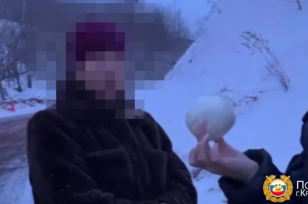    Жительница Новосибирска приехала в Красноярск делать закладки.