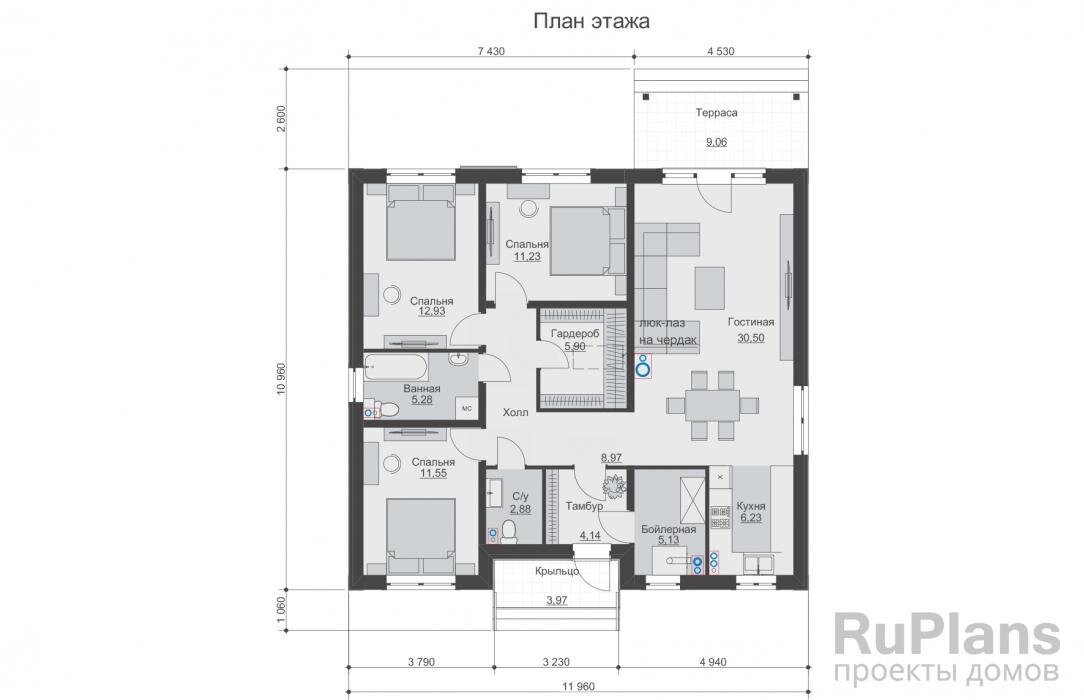Проект 100 м2