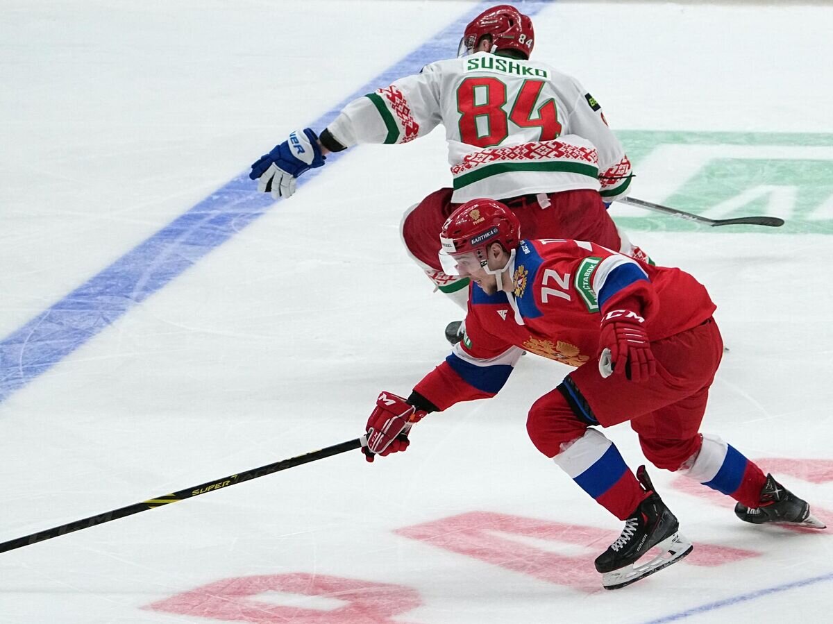    Хоккей. Кубок Первого канала. Матч Россия - Белоруссия© РИА Новости / Александр Вильф