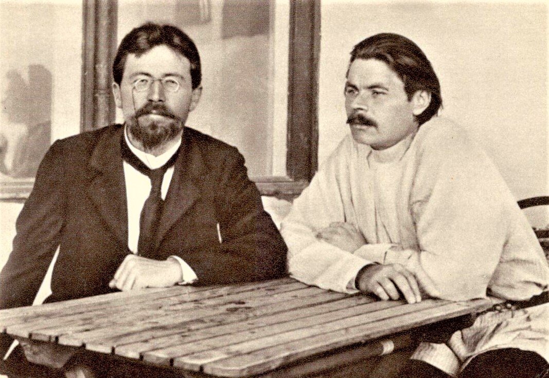 Антон Чехов и Максим Горький в Ялте