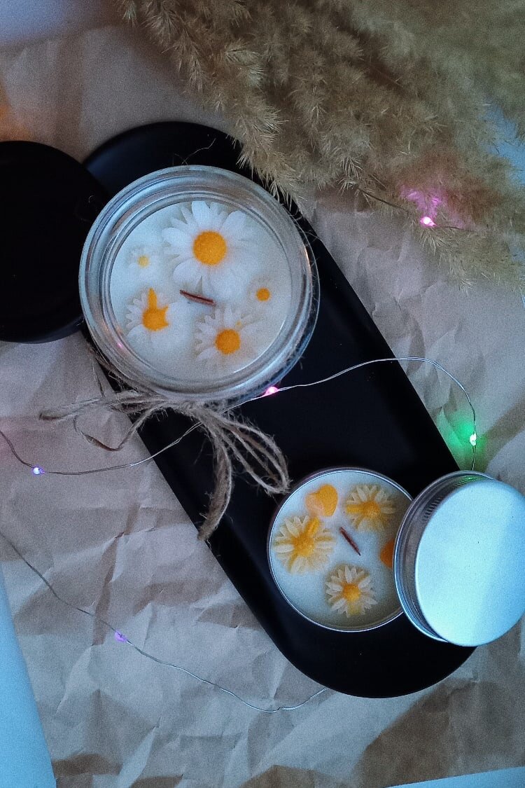 Свечи ручной работы "CARPE DIEM"