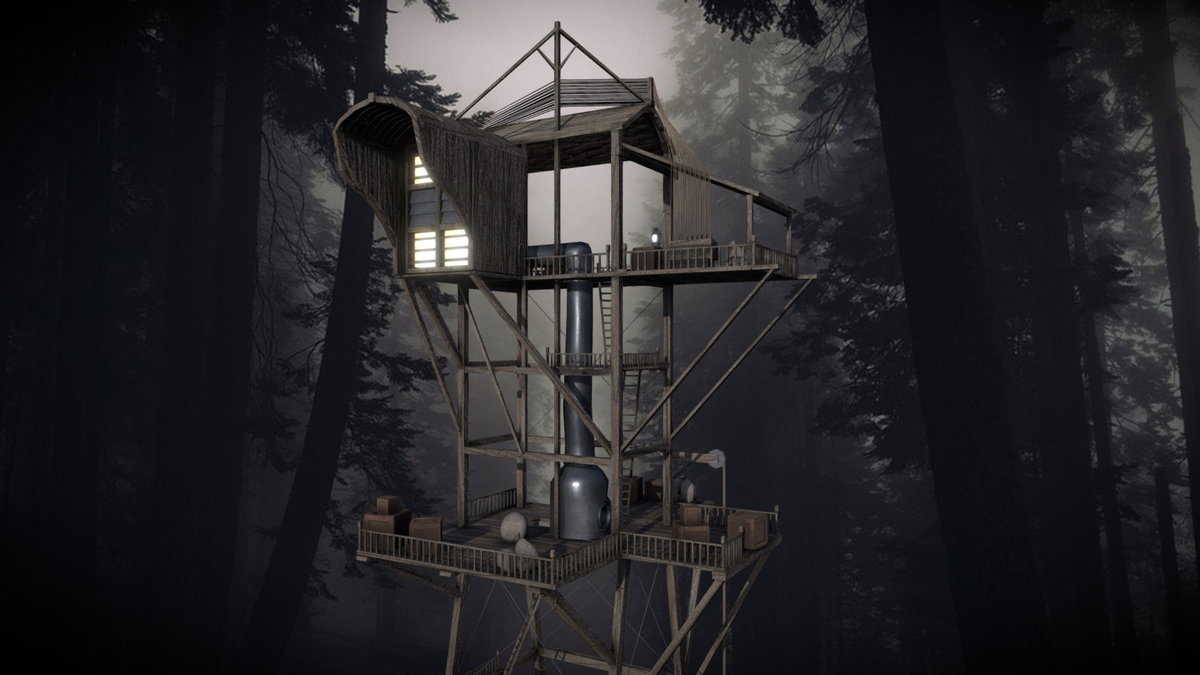 Клик-башня (модель Hadrien59, www.sketchfab.com).