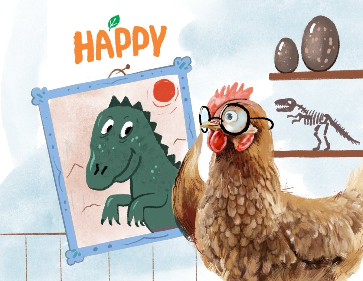 Куры, как и другие птицы, происходят от динозавров