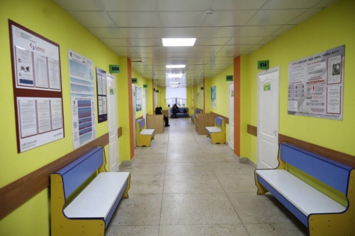    Детскую поликлинику на Верхней террасе капитально отремонтировали