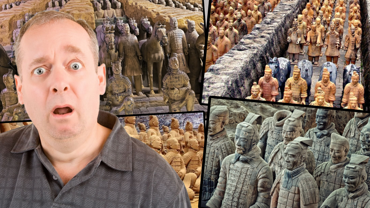 Терракотовая армия императора Цинь Шихуанди.