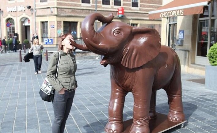 Шоколадный слон, источник fasolki.ru