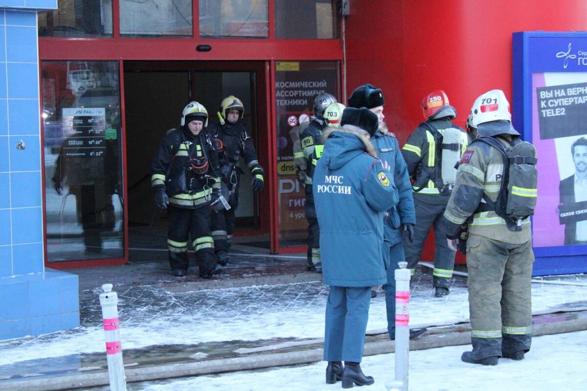 В Иванове произошел пожар в ТРЦ 