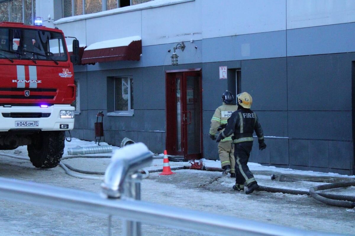 В Иванове произошел пожар в ТРЦ 