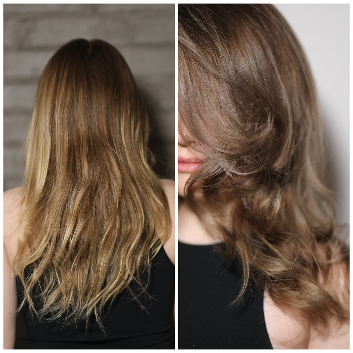                            До тонирования                                                      После тонирования