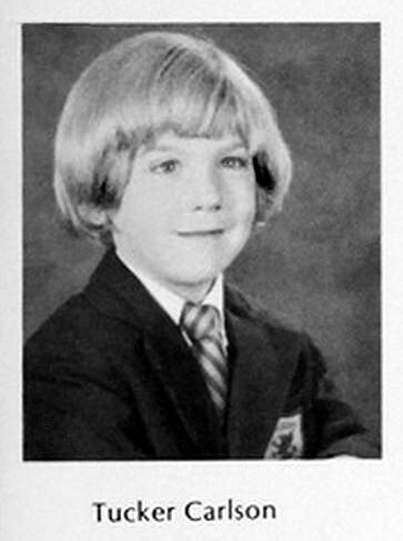 Такер Карлсон в детстве 