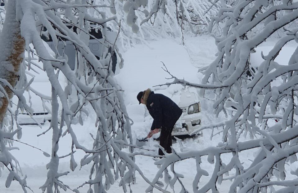 Февраль на Камчатке.