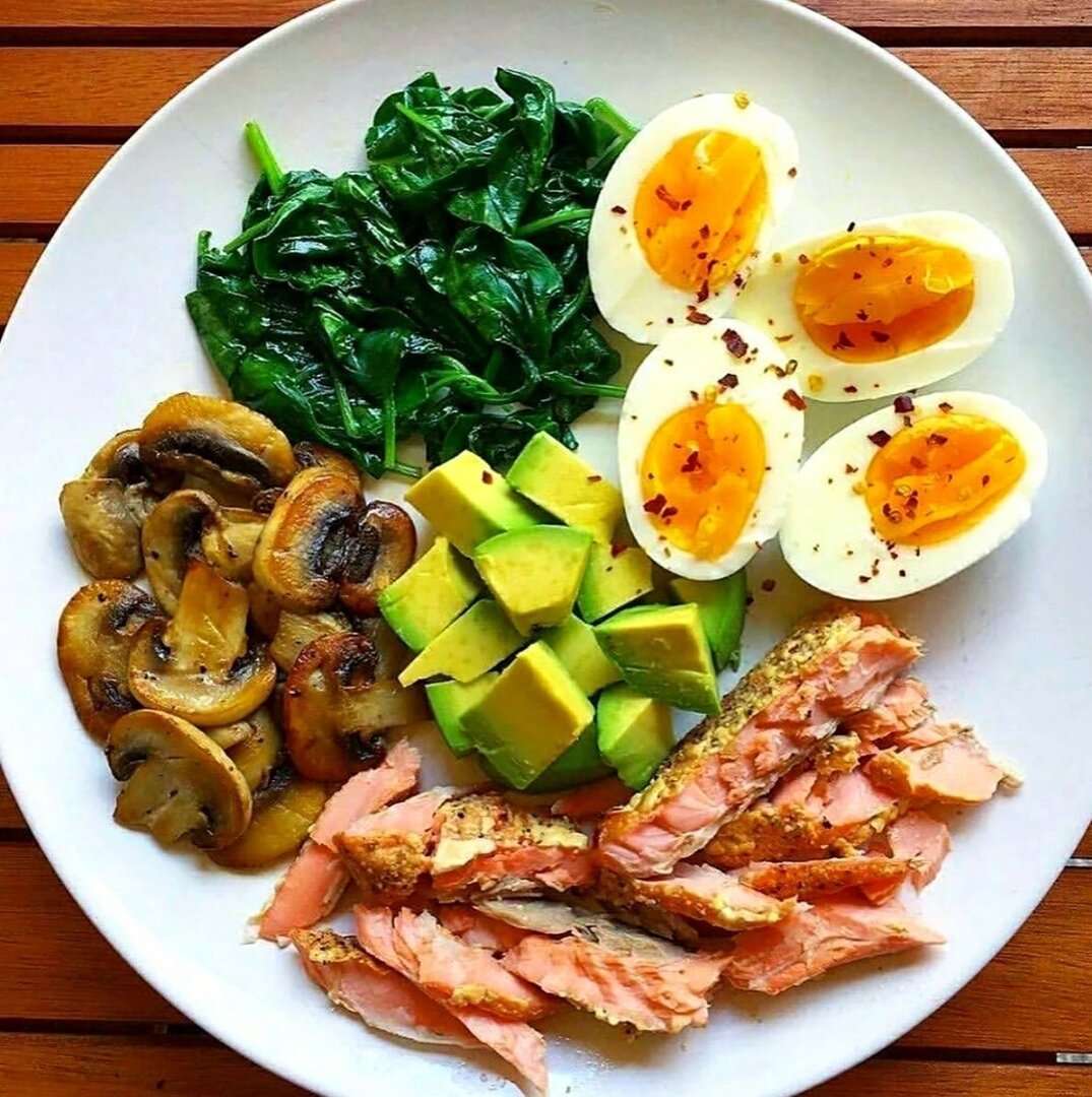 Белково-жировой завтрак